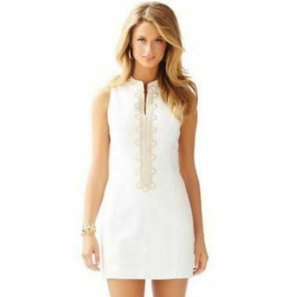 Lilly Pulitzer Alexa White Shift Dress